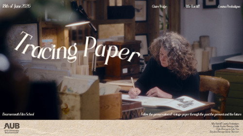 Tracing Paper Backdrop Blur
