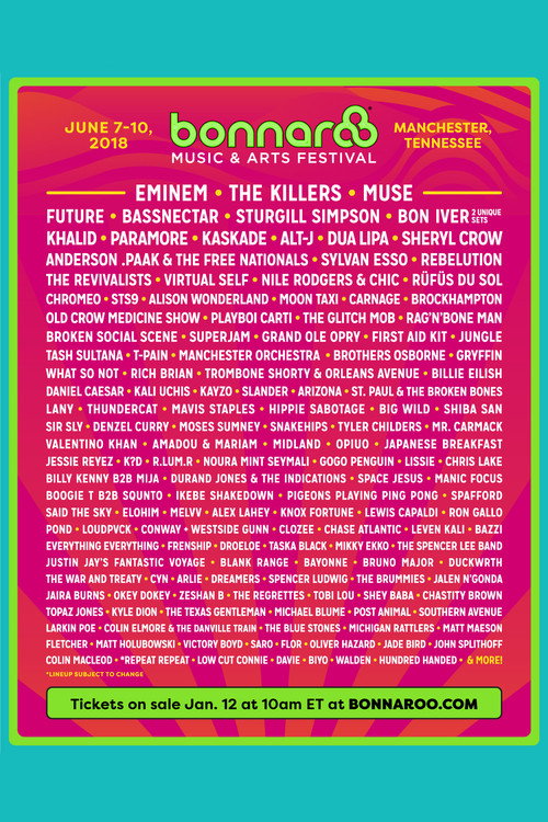 Muse: Live at Bonnaroo Festival 2018