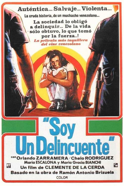 Poster Soy un delincuente 1976