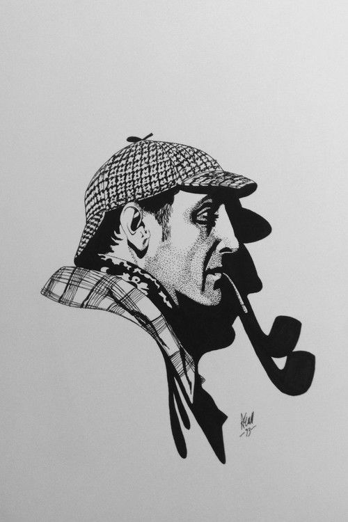 Pòster de Sherlock Holmes - Col·lecció de Basil Rathbone