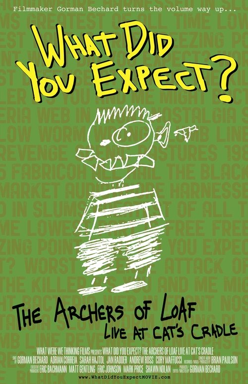 What Did You Expect: The Archers of Loaf Live at Cat's Cradle movie poster player