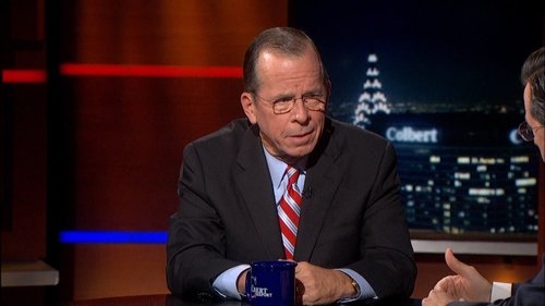 Escena del episodio 3 de la temporada 11 de la serie The Colbert Report