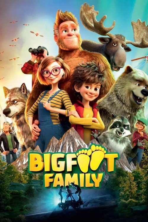 Grootschalige poster van Bigfoot Family