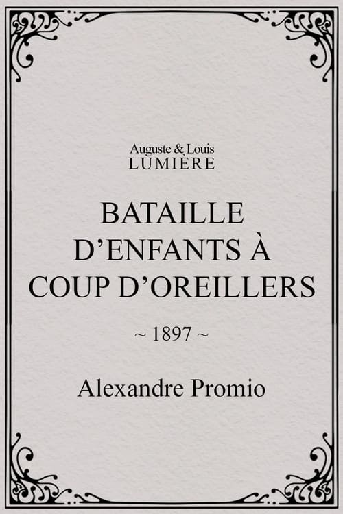 Bataille d’enfants à coup d’oreillers