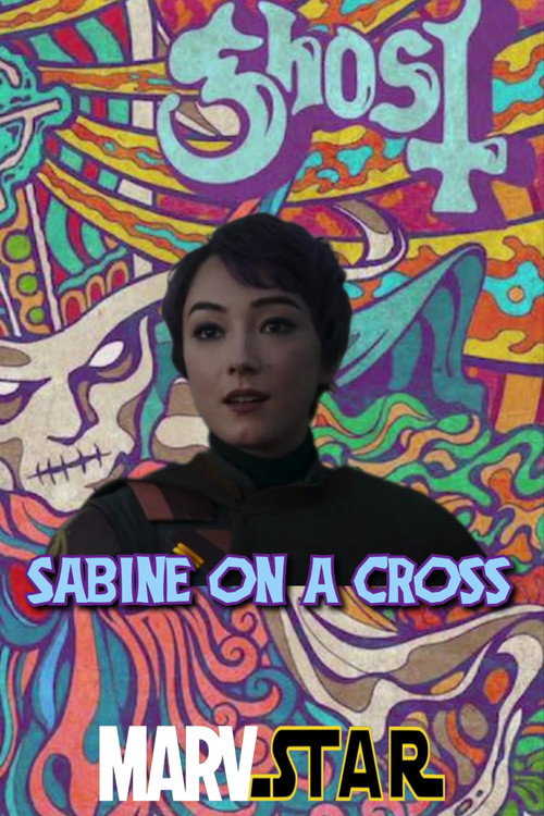 🤎 Sabine on a Cross 💜 Poster