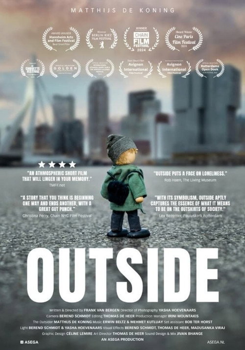 Outside