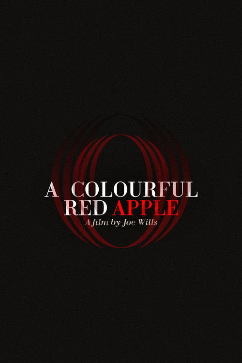 A Colourful Red Apple