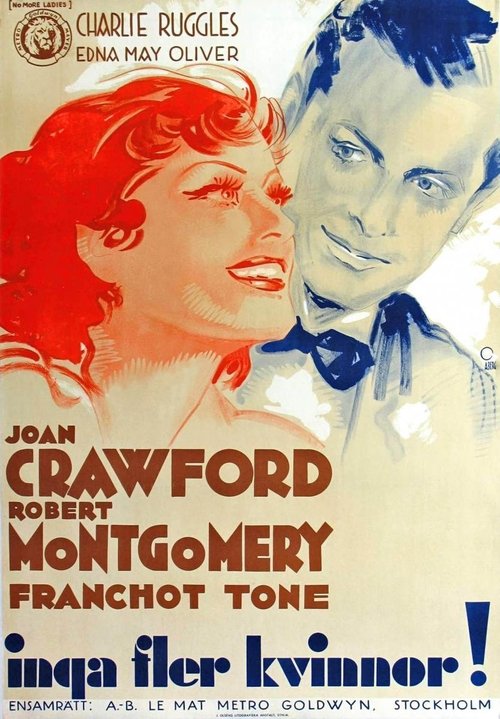 No More Ladies movie poster player