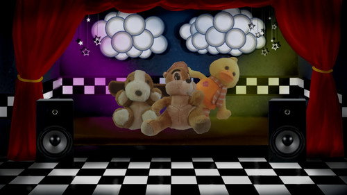 Pobre Nights At Freddy's Backdrop Blur
