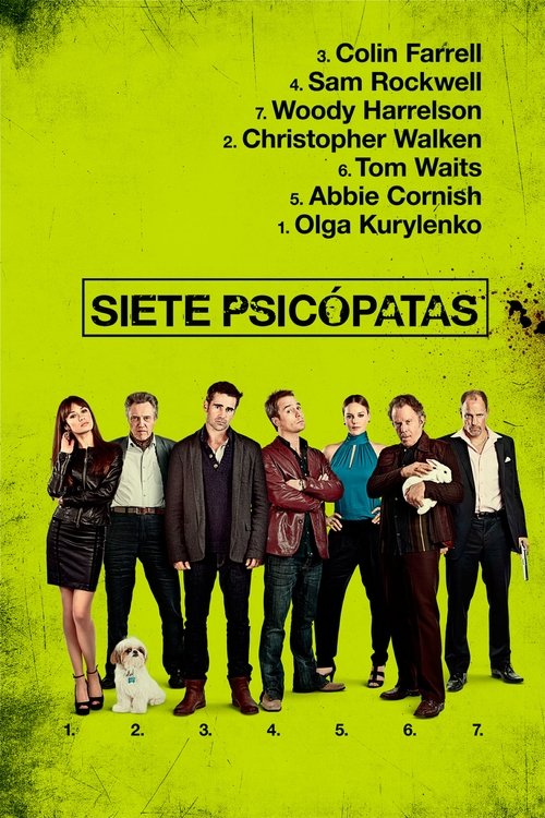 Siete psicópatas poster