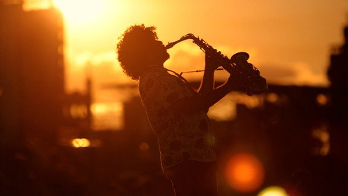 Moments of a Sunset Backdrop Blur