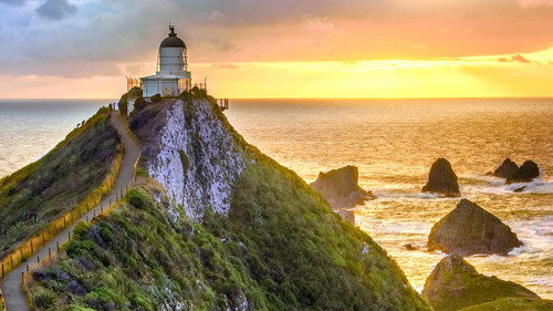 Abenteuer Neuseeland Backdrop Blur