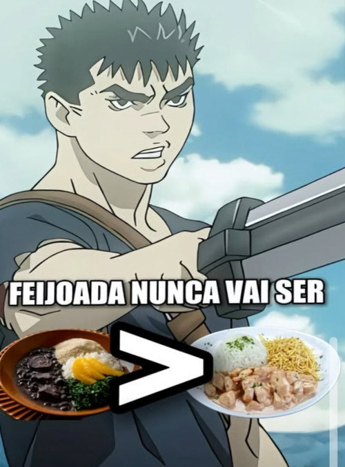 Guts e Griffth Discutem, qual é melhor estrogonofe ou feijoada?