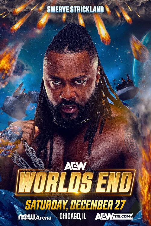 AEW Worlds End 2025 poster