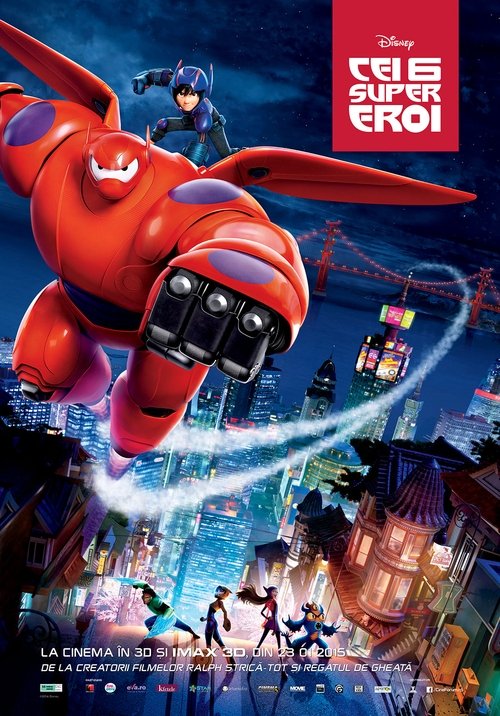 Poster pentru Cei 6 super eroi