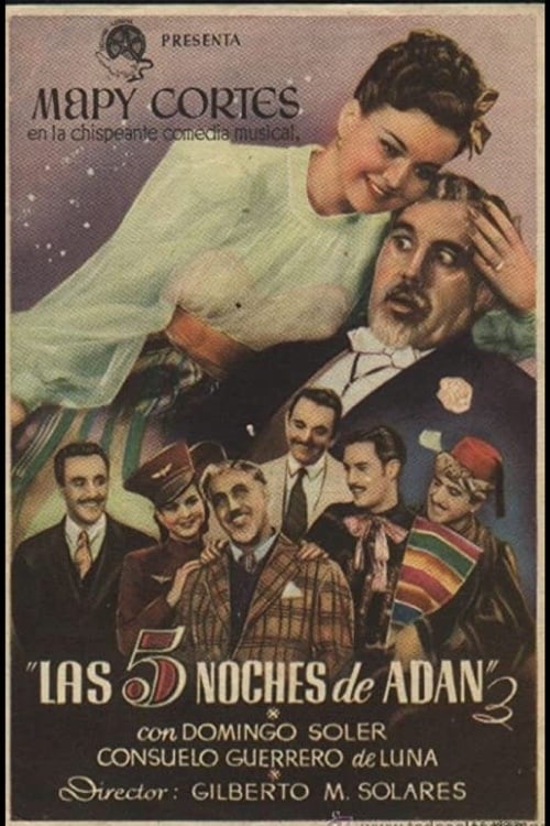 Poster Las 5 noches de Adán 1942