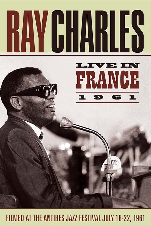 Ray Charles - Live in France 1961 poster