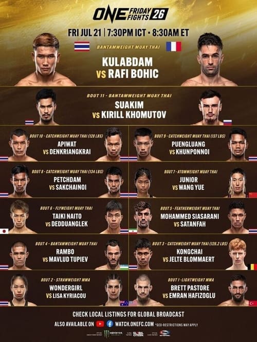 ONE Friday Fights 26: Kulabdam vs. Bohic (2023)
