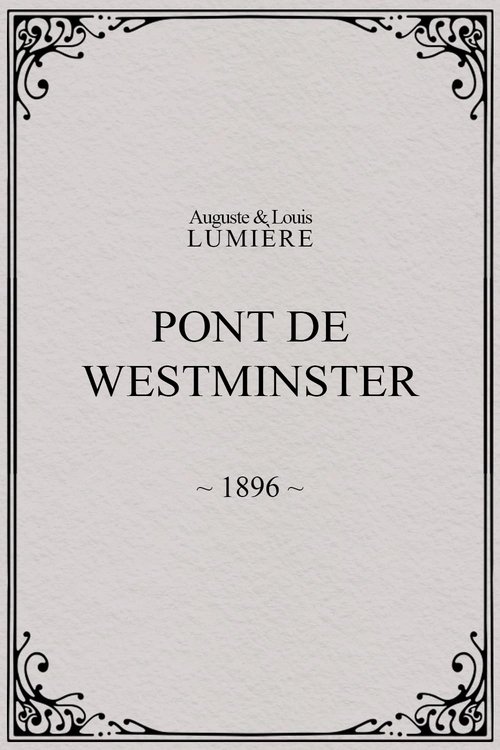 Pont de Westminster (1896) poster