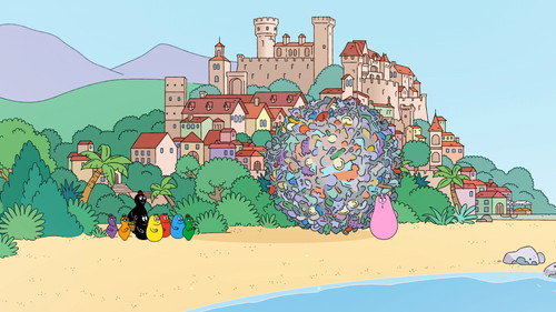 Barbapapa: Life in Green Backdrop Blur