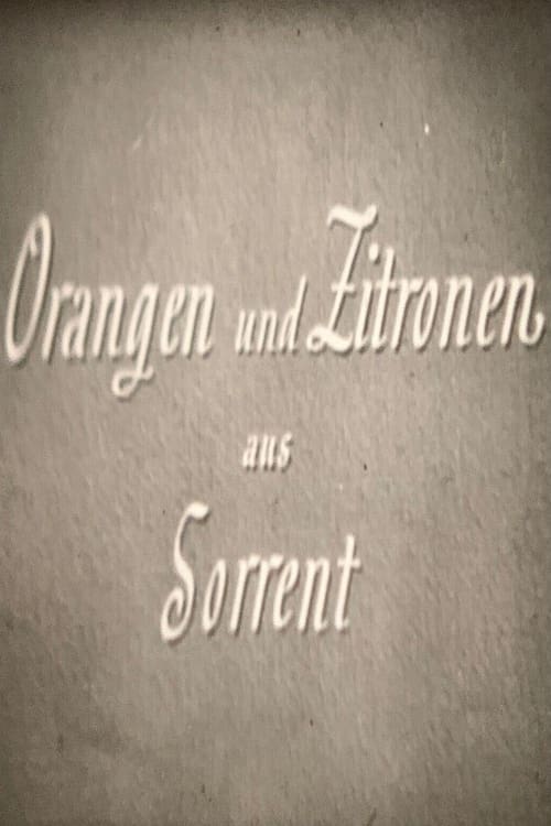 Poster Orangen und Zitronen aus Sorrent 1951
