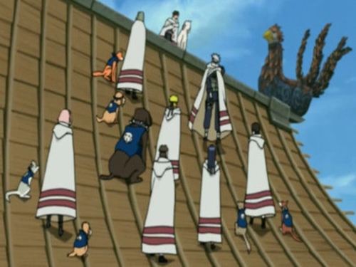 Escena del episodio 122 de la temporada 6 de la serie Naruto Shippuden