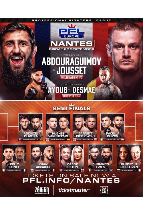 PFL Europe 3: Nantes 2025