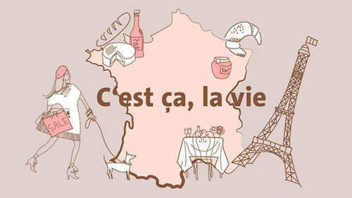 C'est ça, la vie Backdrop Blur
