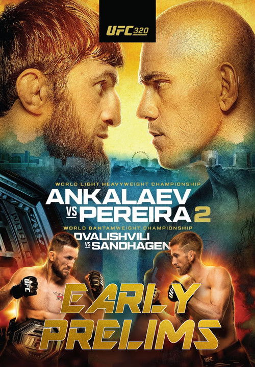 UFC 320: Ankalaev vs. Pereira 2 poster