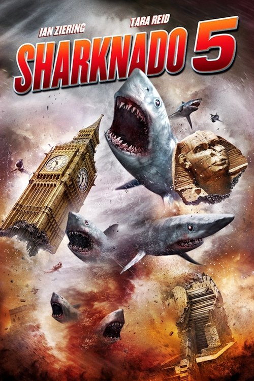 Grootschalige poster van Sharknado 5: Global Swarming