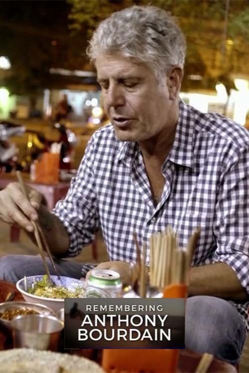 Remembering Anthony Bourdain poster