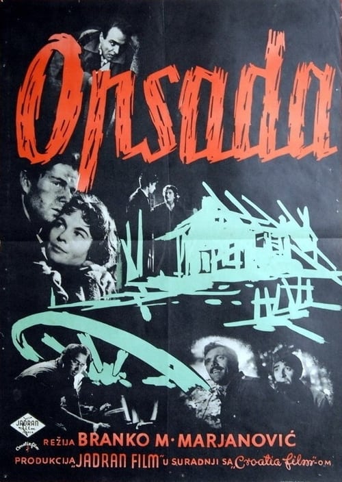Opsada (1956) poster