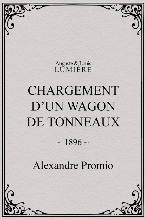 Chargement d’un wagon de tonneaux