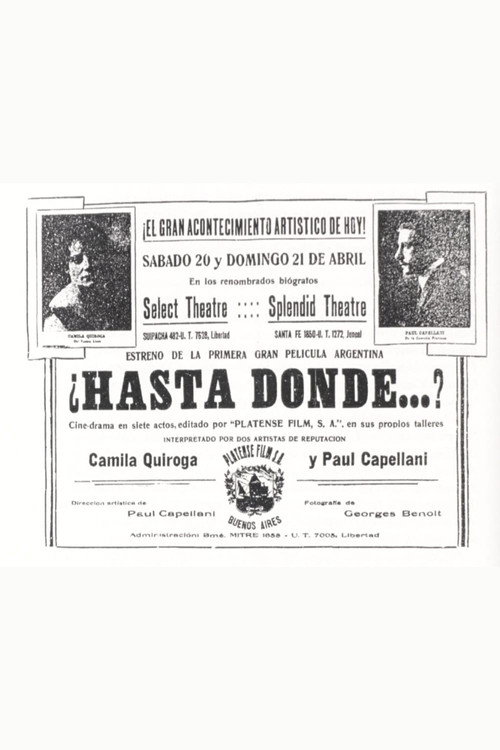¿Hasta donde...? poster