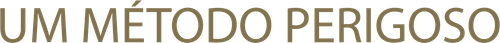 Um Método Perigoso - Logo 2
