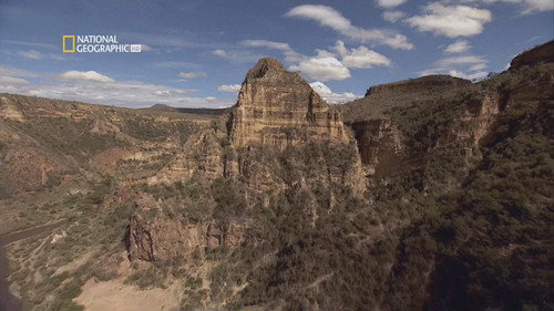Geologic Journey: African Rift Backdrop Blur