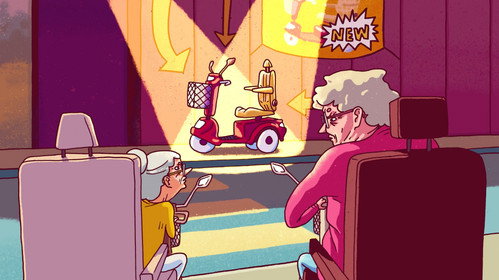 Else & Birthe - the new mobility scooter