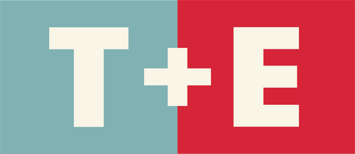 T+E logo