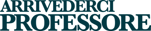 Arrivederci professore official logo