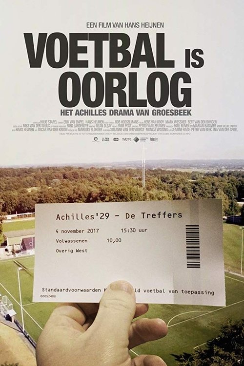 Voetbal is oorlog movie poster player