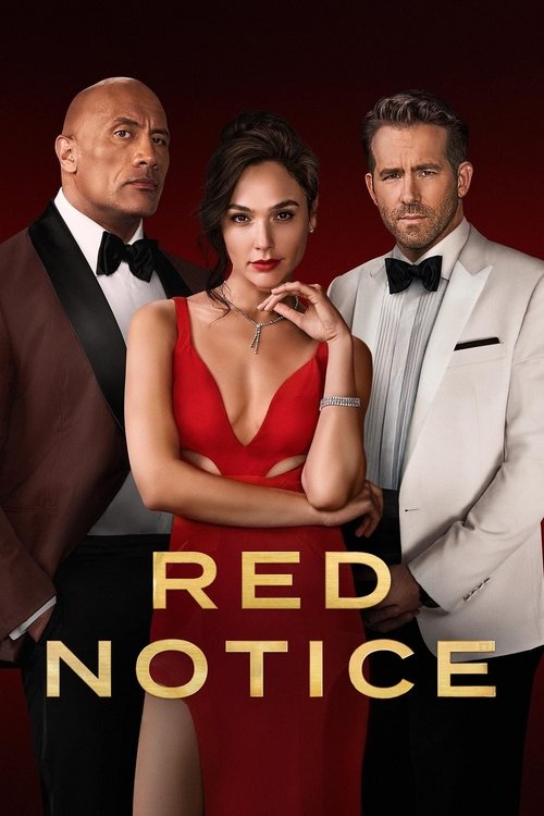 Grootschalige poster van Red Notice