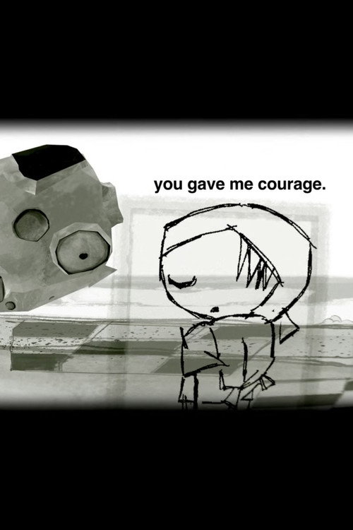 you gave me courage.