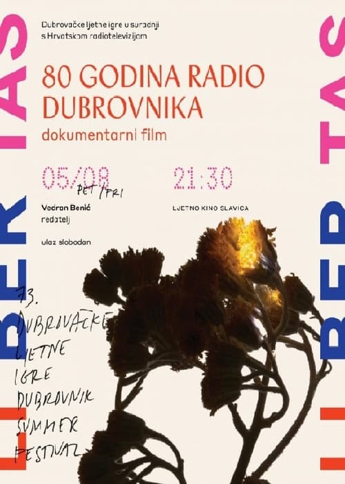 Poster 80 godina Radio Dubrovnika 2022