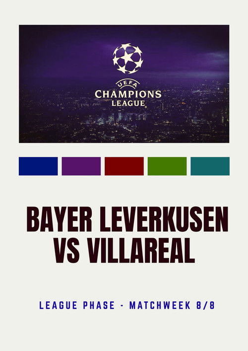 Poster of Bayer 04 Leverkusen VS Villarreal CL 25/26