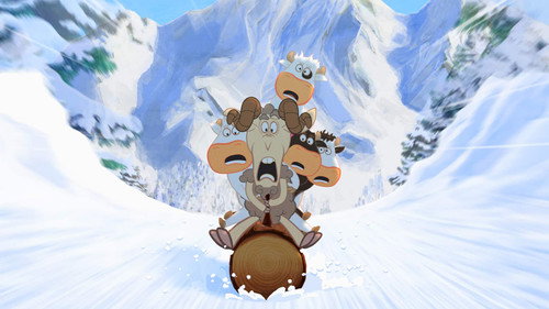 Le Quatuor à cornes : Là-haut sur la montagne