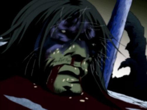Escena del episodio 9 de la temporada 1 de la serie Requiem from the Darkness