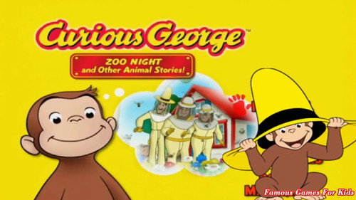 Curious George: Zoo Night and Other Animal Stories Backdrop Blur