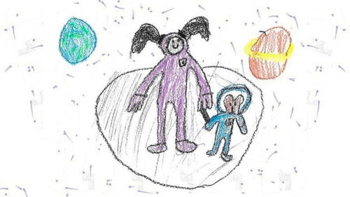 Teacher, Veterinarian, Astronaut Backdrop Blur