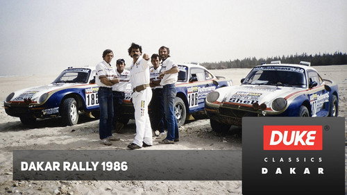 Paris-Dakar Rally 1986 Backdrop Blur