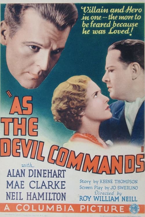Poster As the Devil Commands 1933